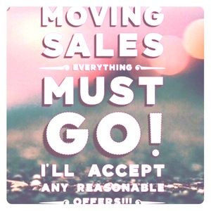 MOVING SALE!!! Closet clear out!